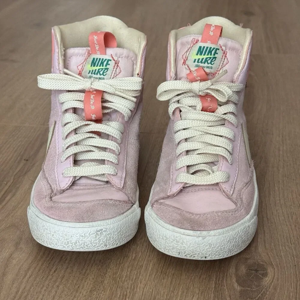 Nike Blazer Mid 77 SE Dance GS Pink Foam Coconut Milk Youth 5.5Y DQ0369-600